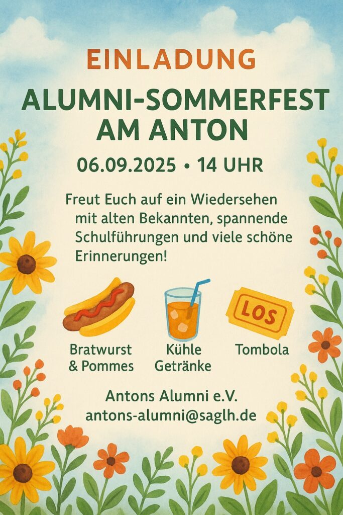 Einladung zum alumni sommerfest 2025