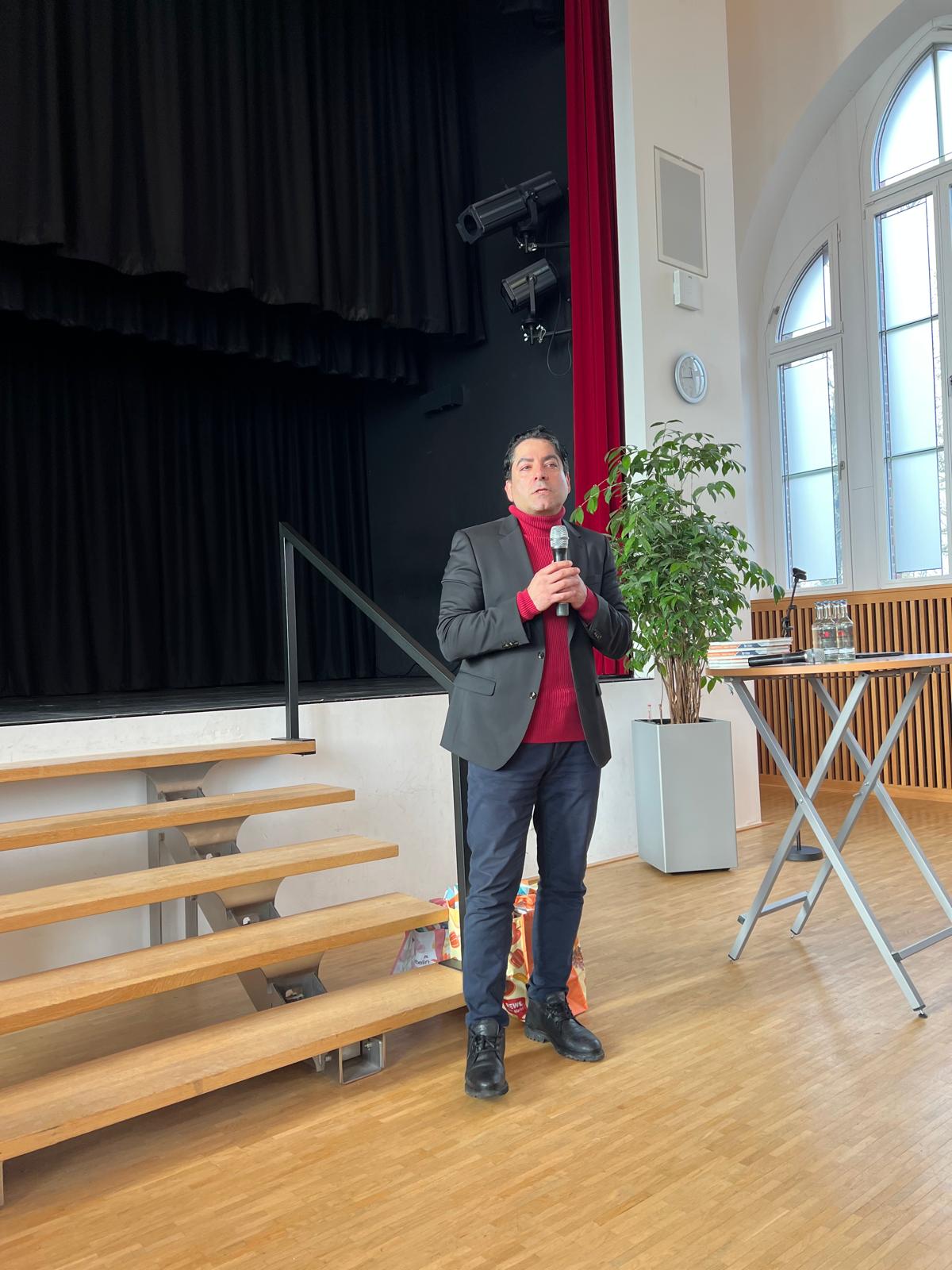 Besonderer Gast in unserer Aula